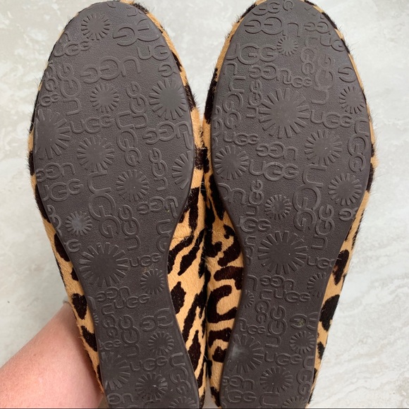 UGG AUSTRALIA Leopard Print Alloway Slipper Flats - Picture 7 of 8